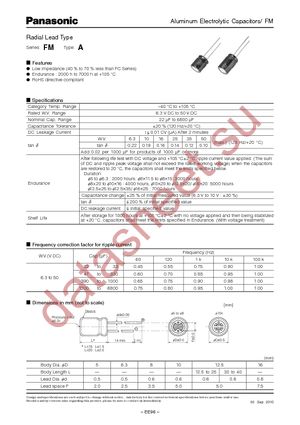 EEU-FM1A332 datasheet  